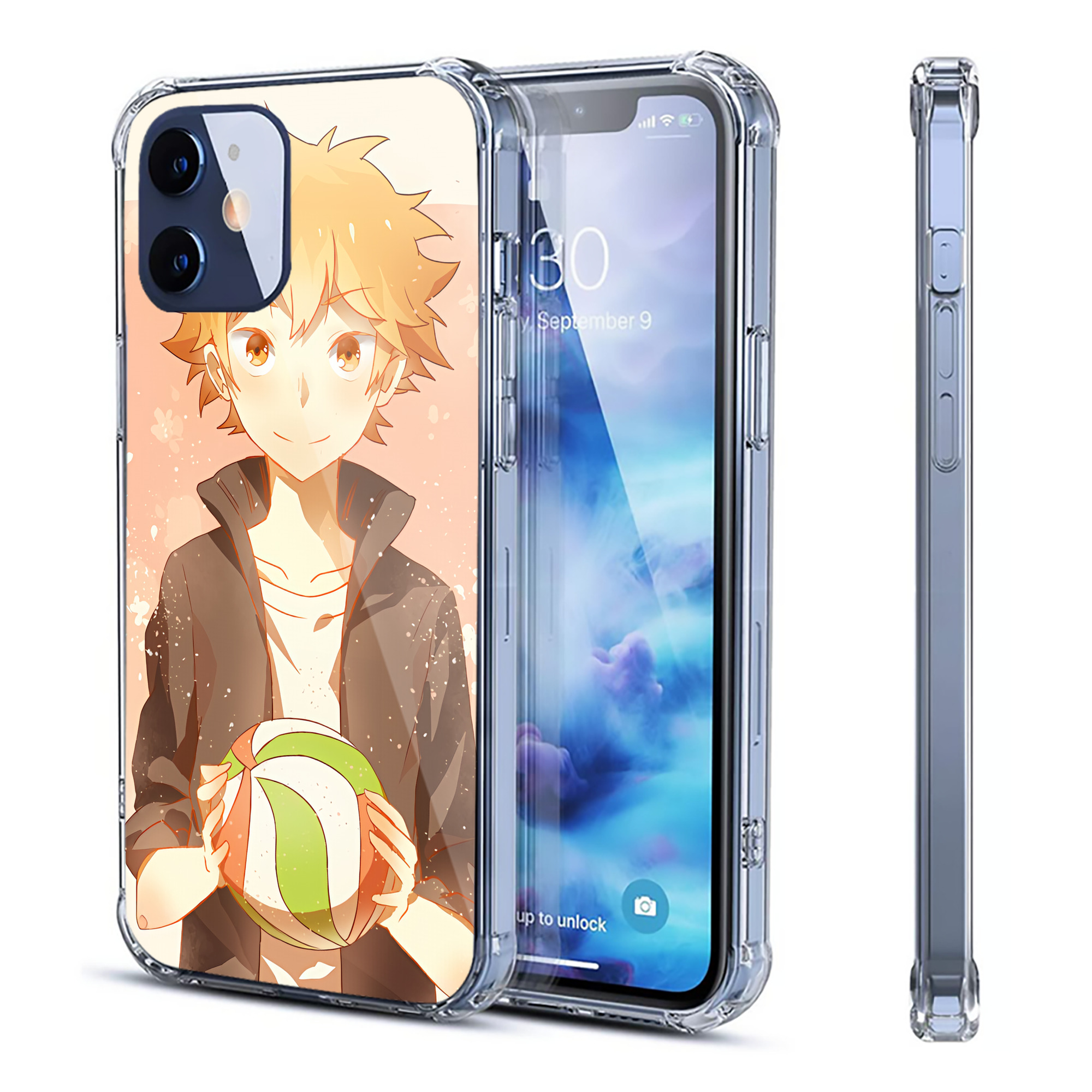 （画像用） ハイキュー!! Haikyu!! 【iPhone 12シリーズ対応】透明スマホケース（クリアソフトケース）